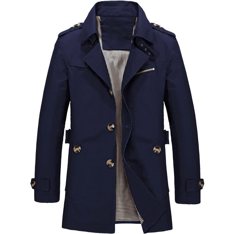 Men's Cotton Trench Coat
