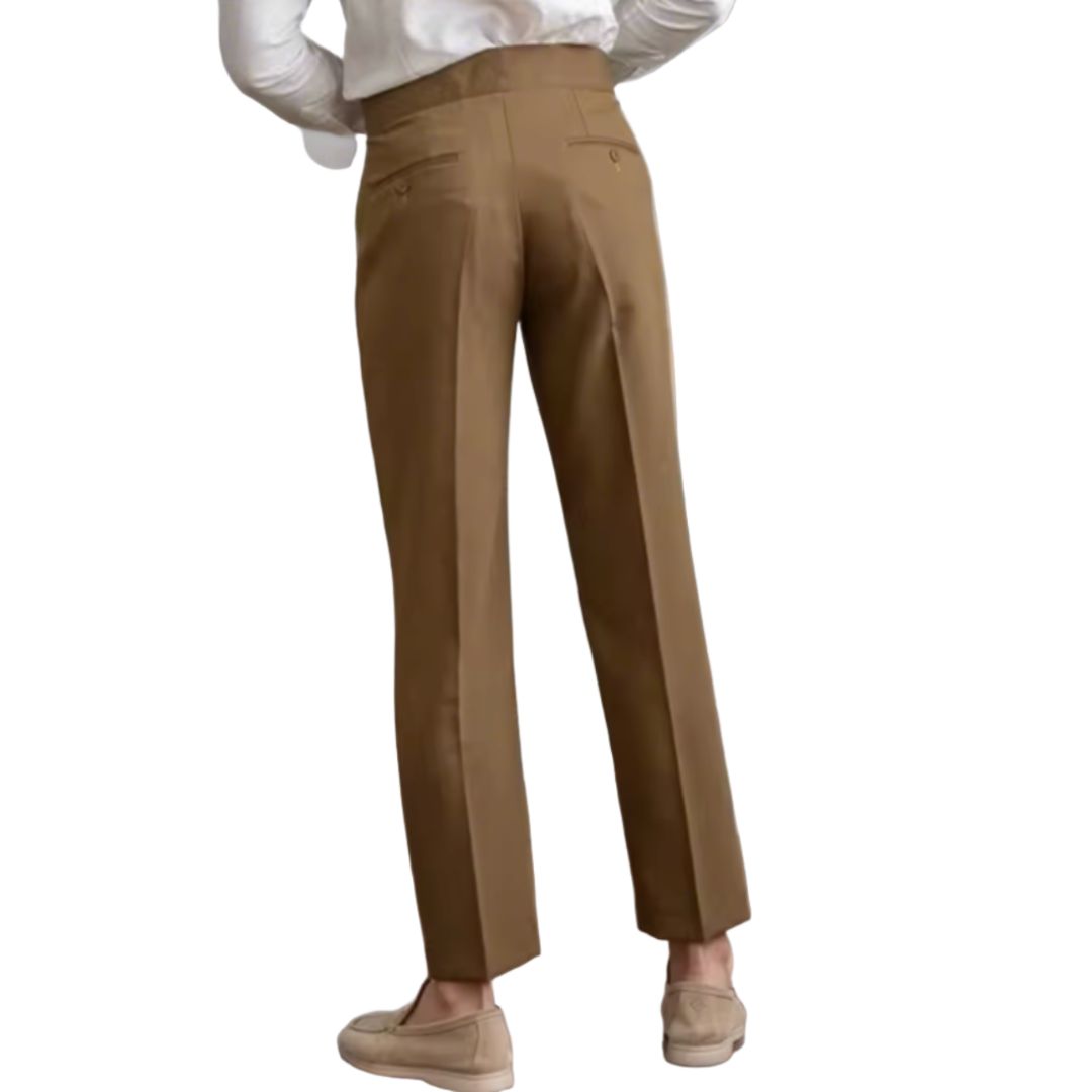 High Waist Pants Inspired by Parisian Style