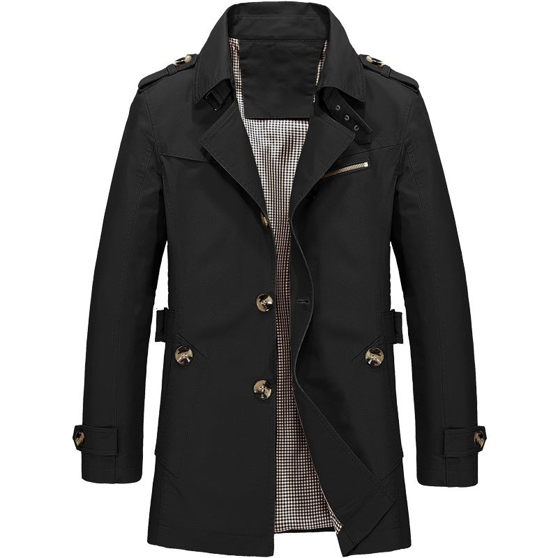 Men's Cotton Trench Coat