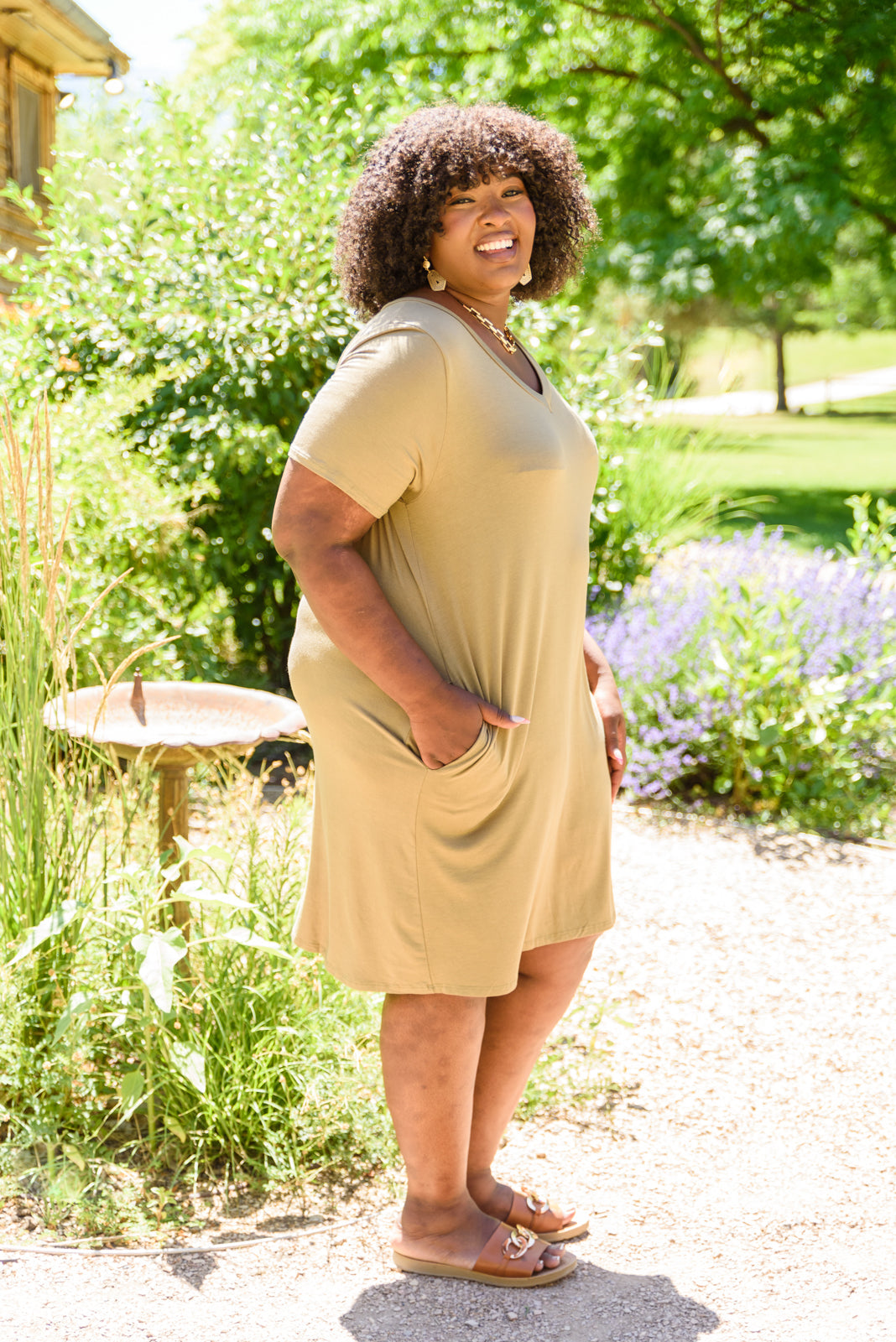Chic Counting On You T-Shirt Dress for Effortless Style