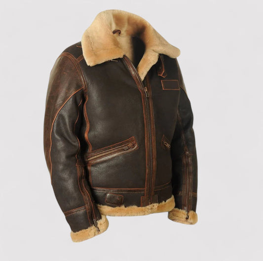 Vintage Inspired Men's Classic Pilot Jacket
