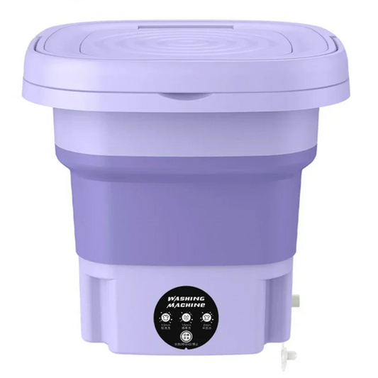 Compact 8L Foldable Washing Machine - 3 Versatile Modes for Effortless Laundry of Underwear, Panties, and Socks