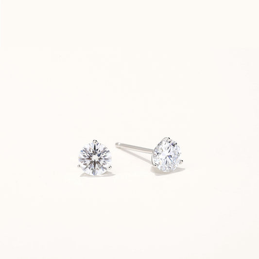 Lavishe Jewelry | Exquisite 14K Gold GRA-Certified Moissanite Stud Earrings Beautifully Gift-Boxed